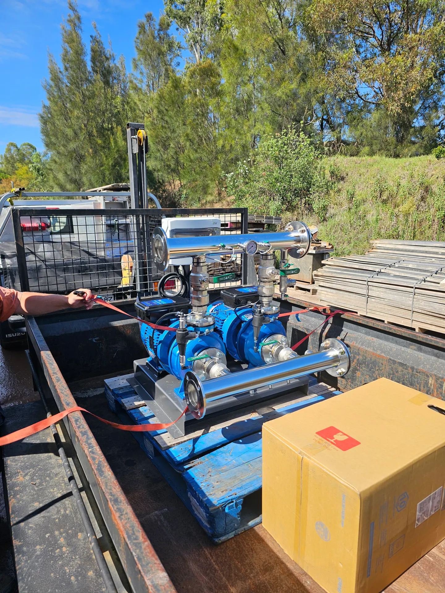 Process Water Pumpskid - PVS Plumbing